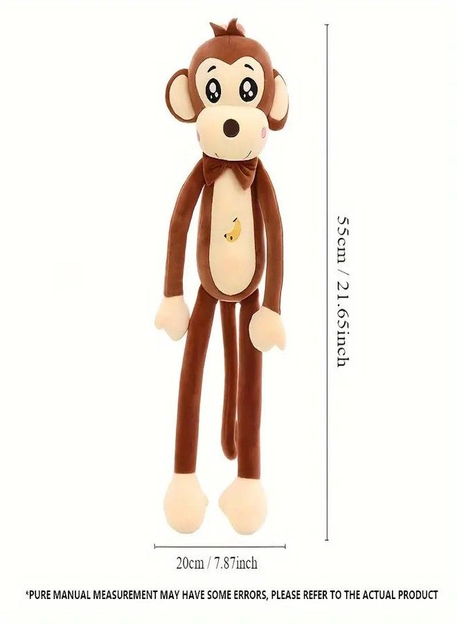 Tickles Monkey Soft Stuffed Plush Animal Toy for Kids Boys & Girls Birthday Gift (Color: Brown Size: 35 cm) - Image 4